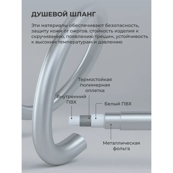 Душевая система с тропическим душем и смесителем OLM-HS007